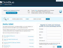 Tablet Screenshot of clickblue.us